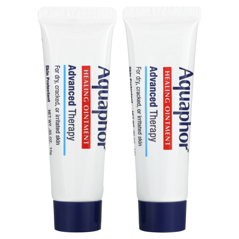 Aquaphor, Healing Ointment, Skin Protectant, Dual Pack, .35 oz ea