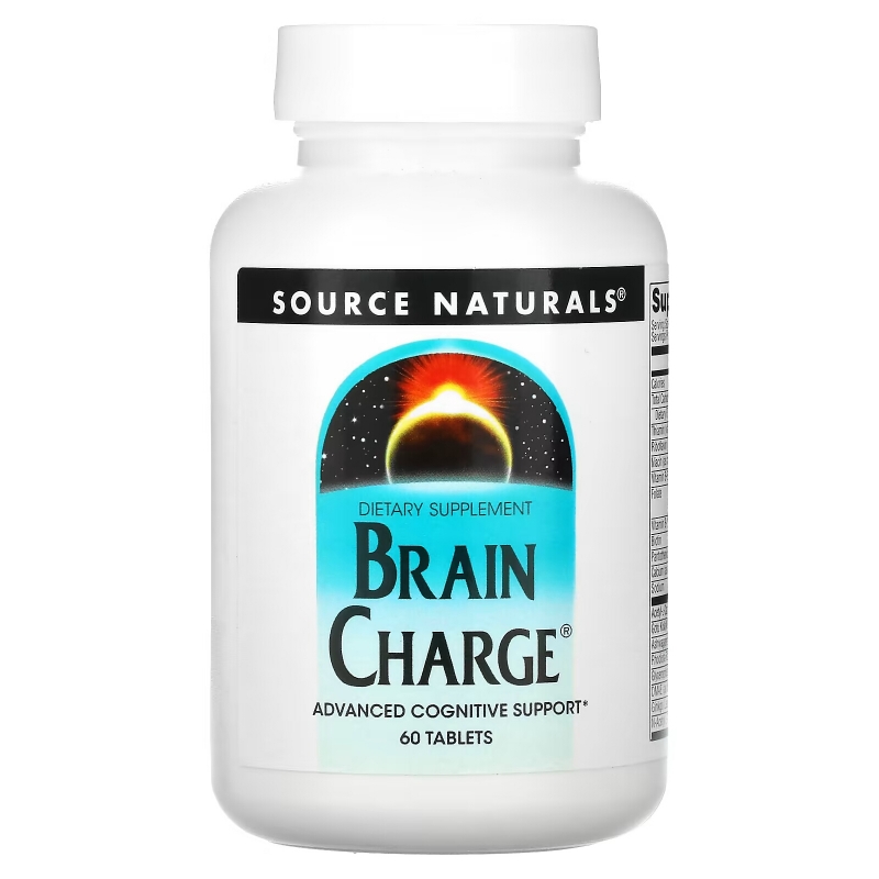 Source Naturals, Brain Charge, 60 Tablets