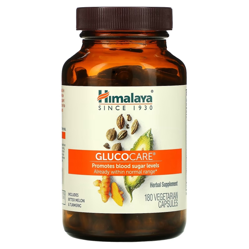 Himalaya, GlucoCare, 180 Vegetarian Capsules