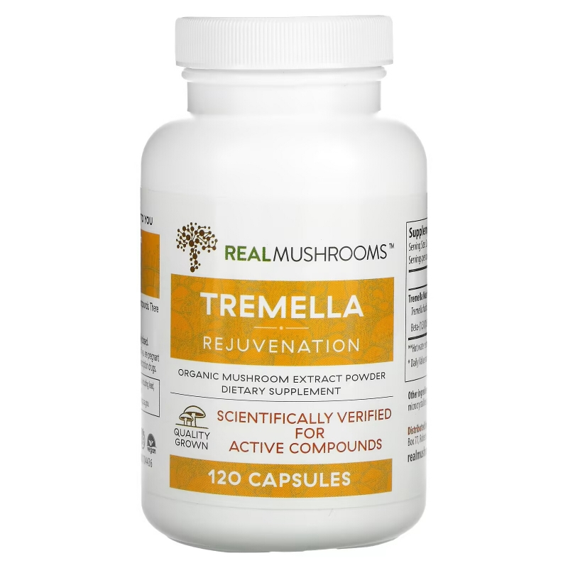 Real Mushrooms, Tremella, Rejuvenation, 120 Capsules