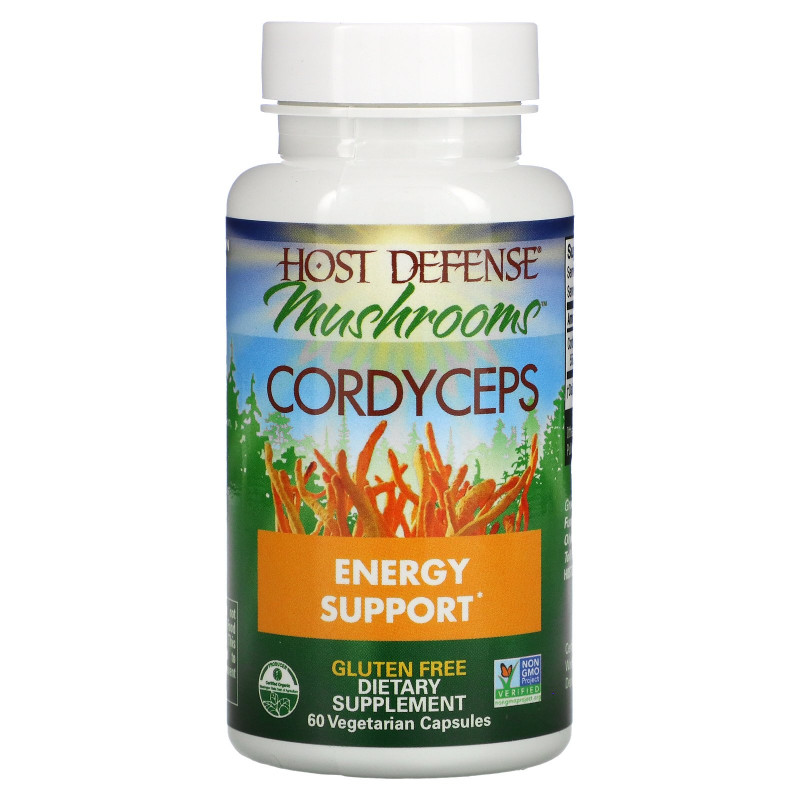 Fungi Perfecti, Hoste Defense Mushrooms, Energy Support, 60 Veggie Caps