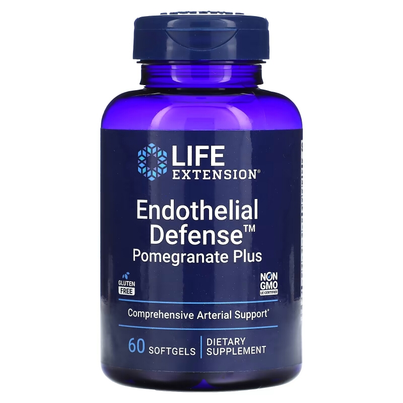 Life Extension, Endothelial Defense, Pomegranate Plus, 60 Softgels