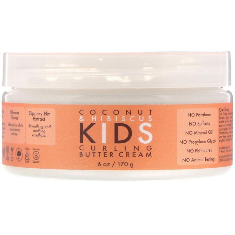 SheaMoisture, Coconut & Hibiscus, Kids Curling Butter Cream, 6 oz (170 g)