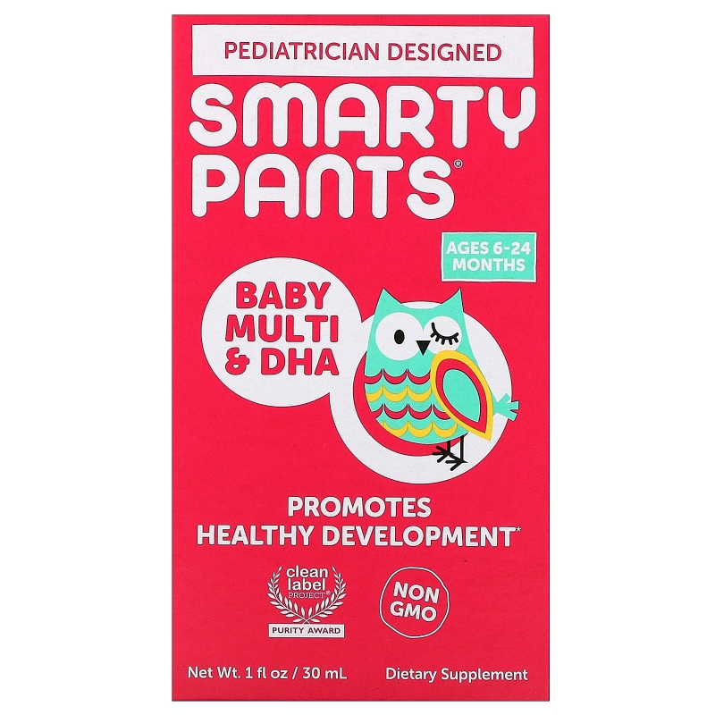 SmartyPants, Baby Multivitamin & DHA Drops, 1 fl oz (30 mL)