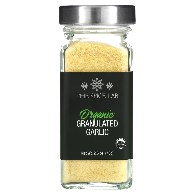 The Spice Lab, Organic Granulated Garlic, 2.6 oz (73 g)