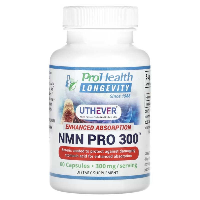 ProHealth Longevity, NMN Pro 300, Enhanced Absorption, 150 mg, 60 Capsules