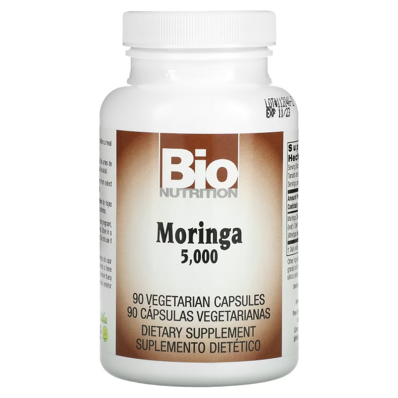 Bio Nutrition, Moringa 5,000, 90 Vegetable Capsules